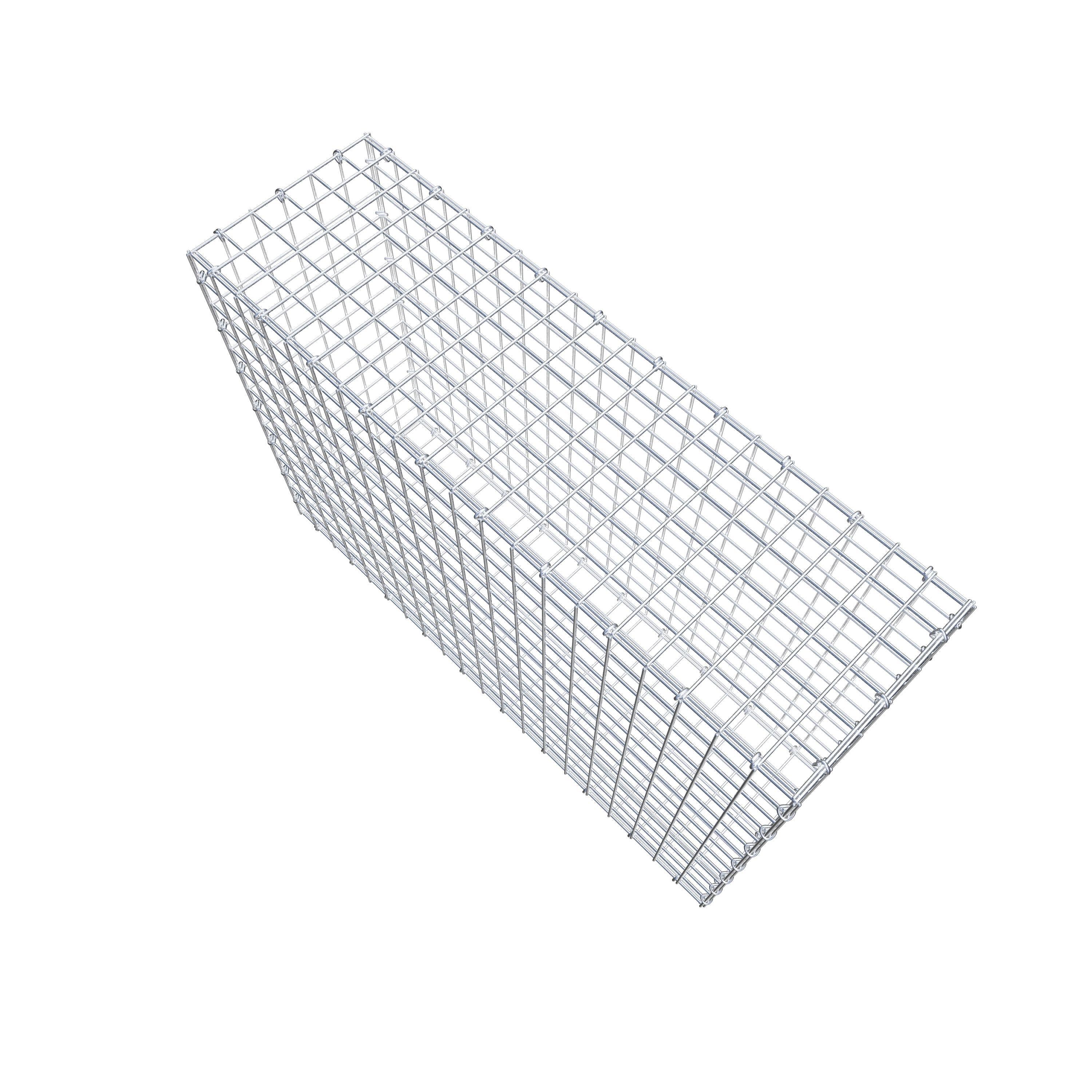 Gabion 100 cm x 70 cm x 30 cm (L x H x D), mesh size 5 cm x 5 cm, C-ring