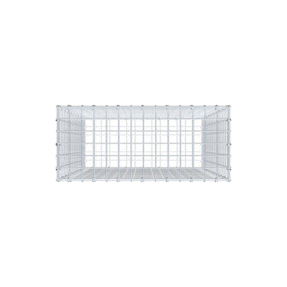 Gabion 100 cm x 70 cm x 30 cm (L x H x D), maskestørrelse 5 cm x 5 cm, C-ring
