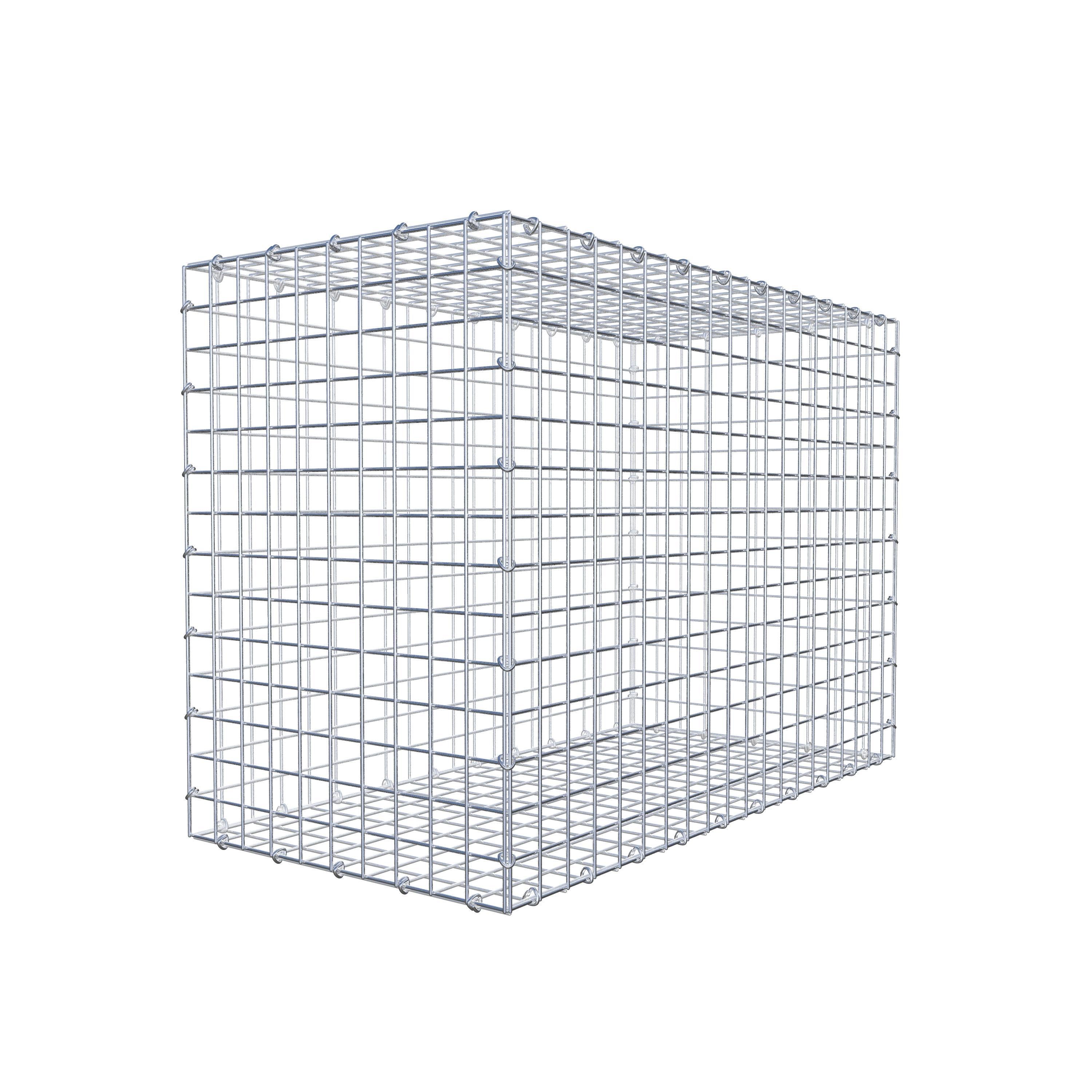 Gabion 100 cm x 70 cm x 50 cm (L x H x D), maskstorlek 5 cm x 5 cm, C-ring