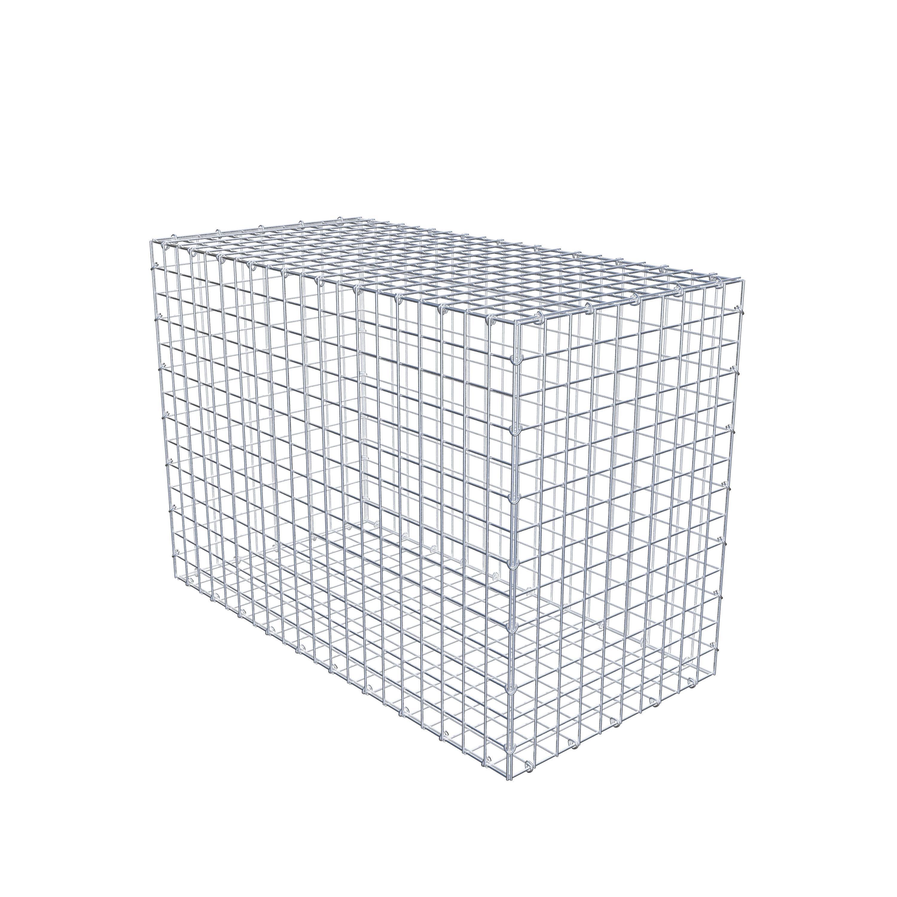 Gabion 100 cm x 70 cm x 50 cm (L x H x D), maskstorlek 5 cm x 5 cm, C-ring