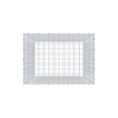 Schanskorf 100 cm x 70 cm x 50 cm (L x H x D), maaswijdte 5 cm x 5 cm, C-ring