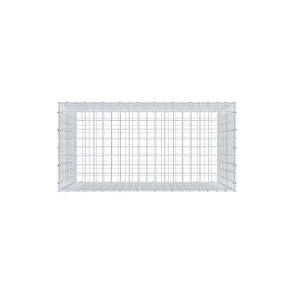 Schanskorf 100 cm x 70 cm x 50 cm (L x H x D), maaswijdte 5 cm x 5 cm, C-ring