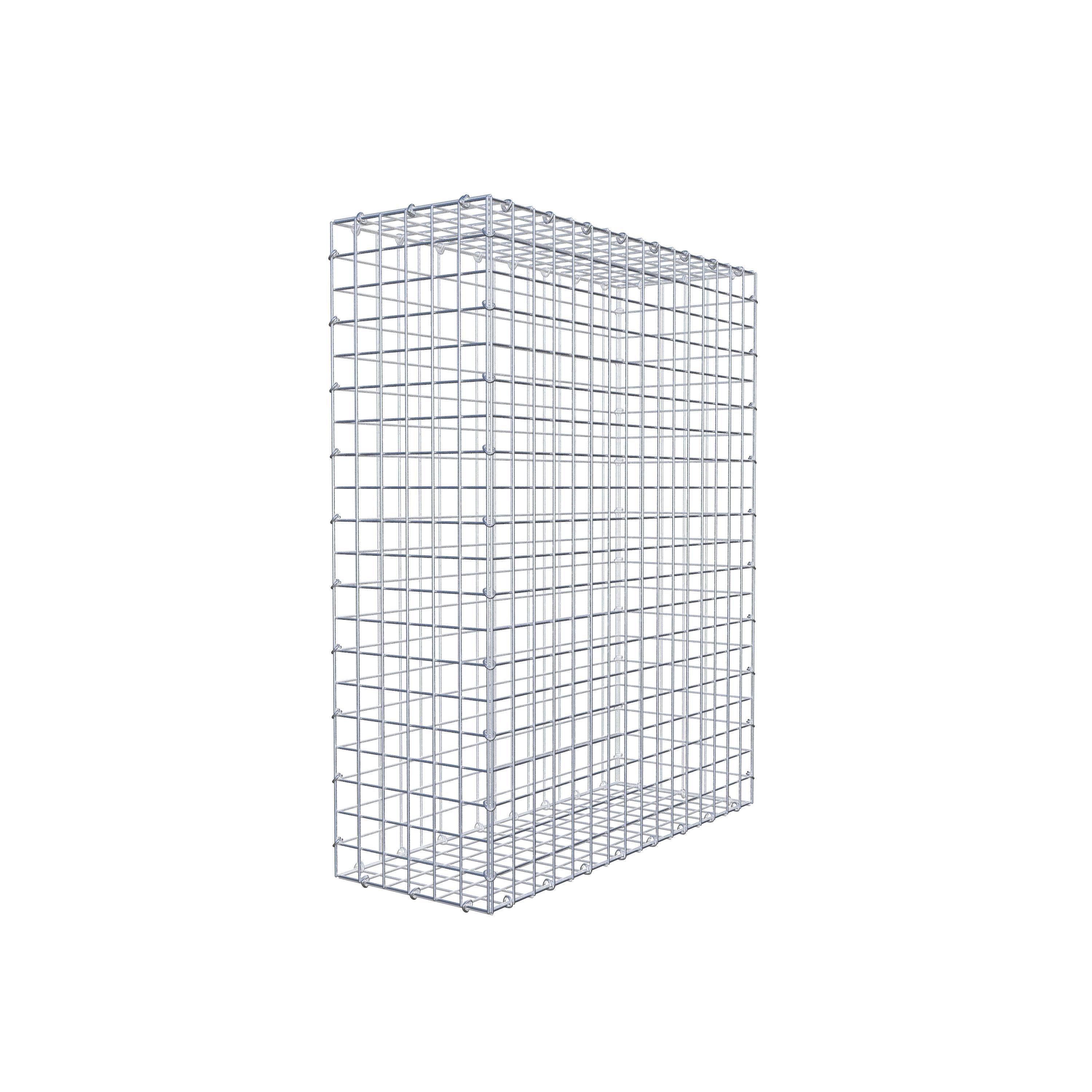 Gabion 100 cm x 80 cm x 30 cm (L x H x D), mesh size 5 cm x 5 cm, C-ring