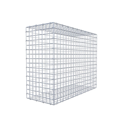 Gabion 100 cm x 80 cm x 40 cm (L x H x P), mailles 5 cm x 5 cm, anneau en C