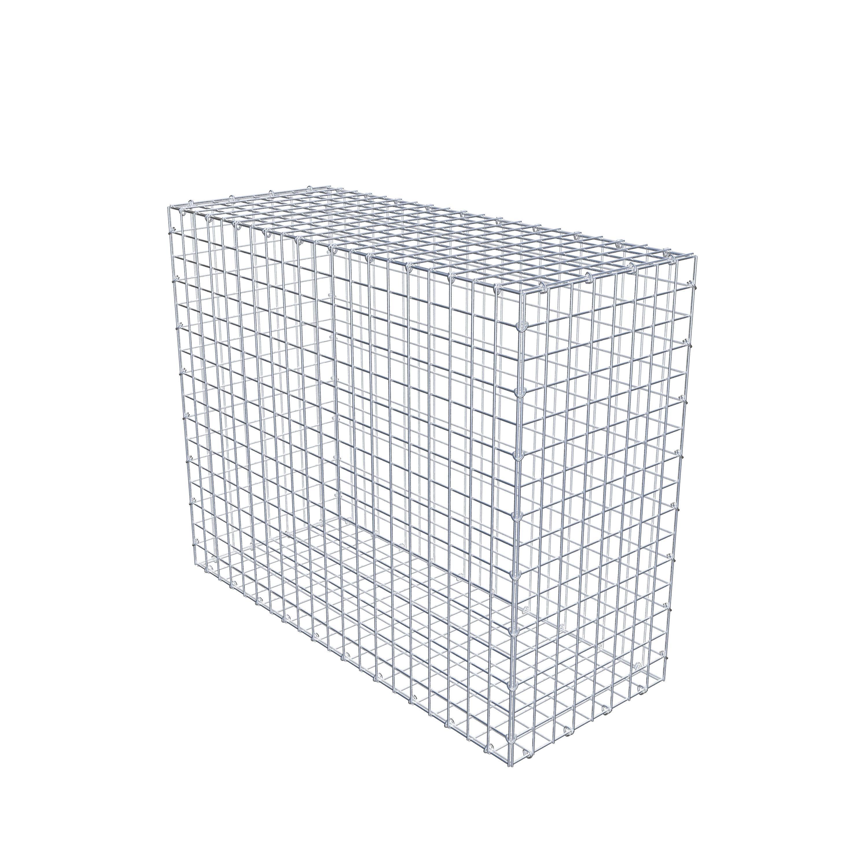 Gabion 100 cm x 80 cm x 40 cm (L x H x D), mesh size 5 cm x 5 cm, C-ring