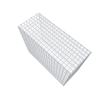 Gabion 100 cm x 80 cm x 40 cm (L x H x P), mailles 5 cm x 5 cm, anneau en C
