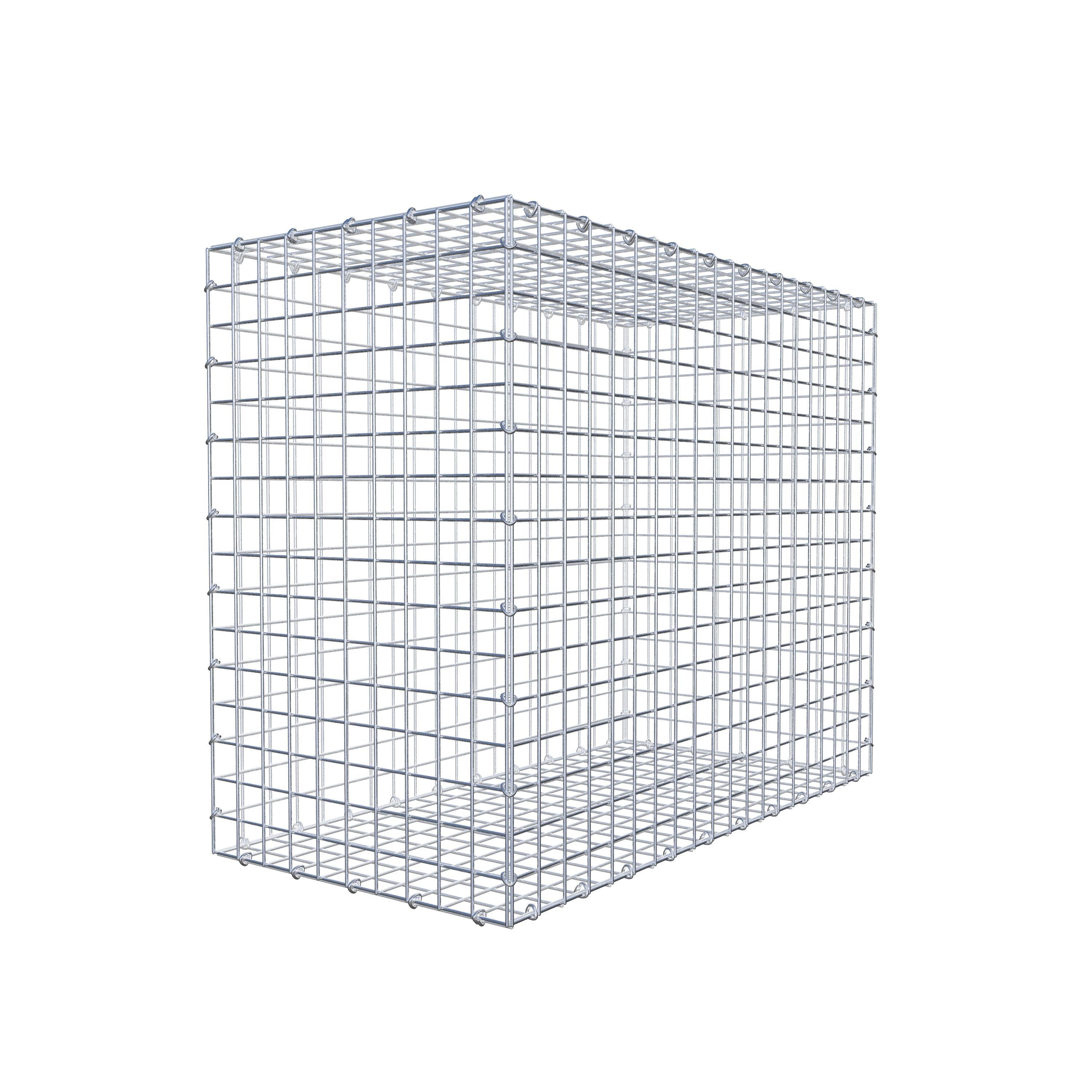 Gabion 100 cm x 80 cm x 50 cm (L x H x D), maskestørrelse 5 cm x 5 cm, C-ring