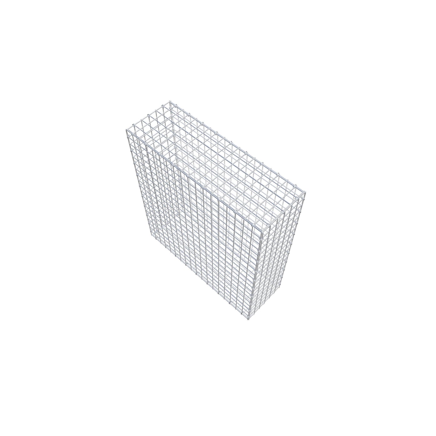 Gabion 100 cm x 90 cm x 30 cm (L x H x D), maskstorlek 5 cm x 5 cm, C-ring