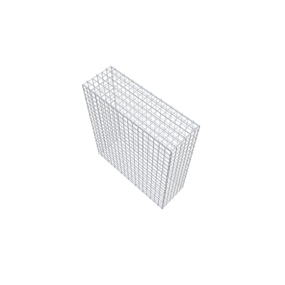 Gabion 100 cm x 90 cm x 30 cm (L x H x D), maskstorlek 5 cm x 5 cm, C-ring