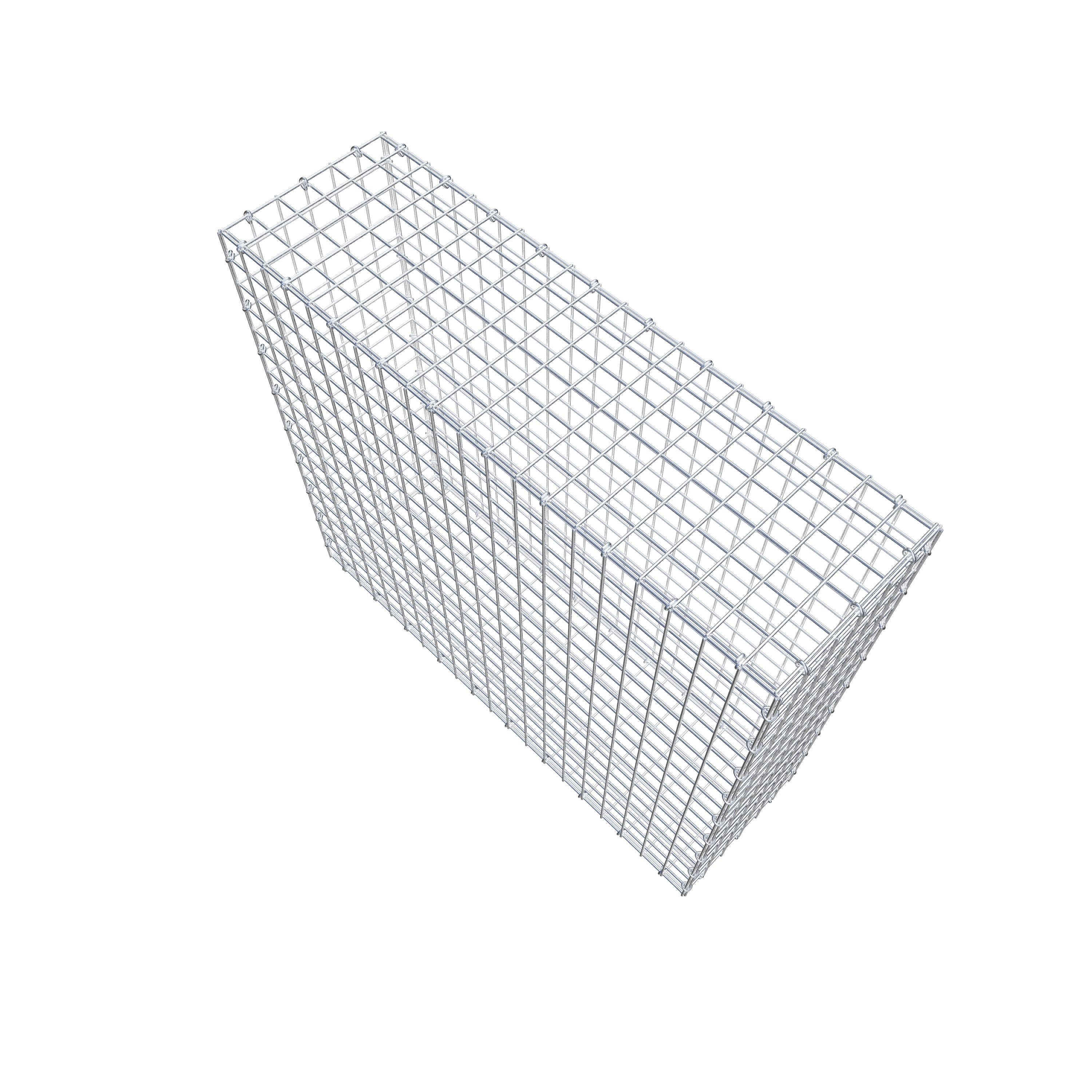 Gabion 100 cm x 90 cm x 30 cm (L x H x D), mesh size 5 cm x 5 cm, C-ring