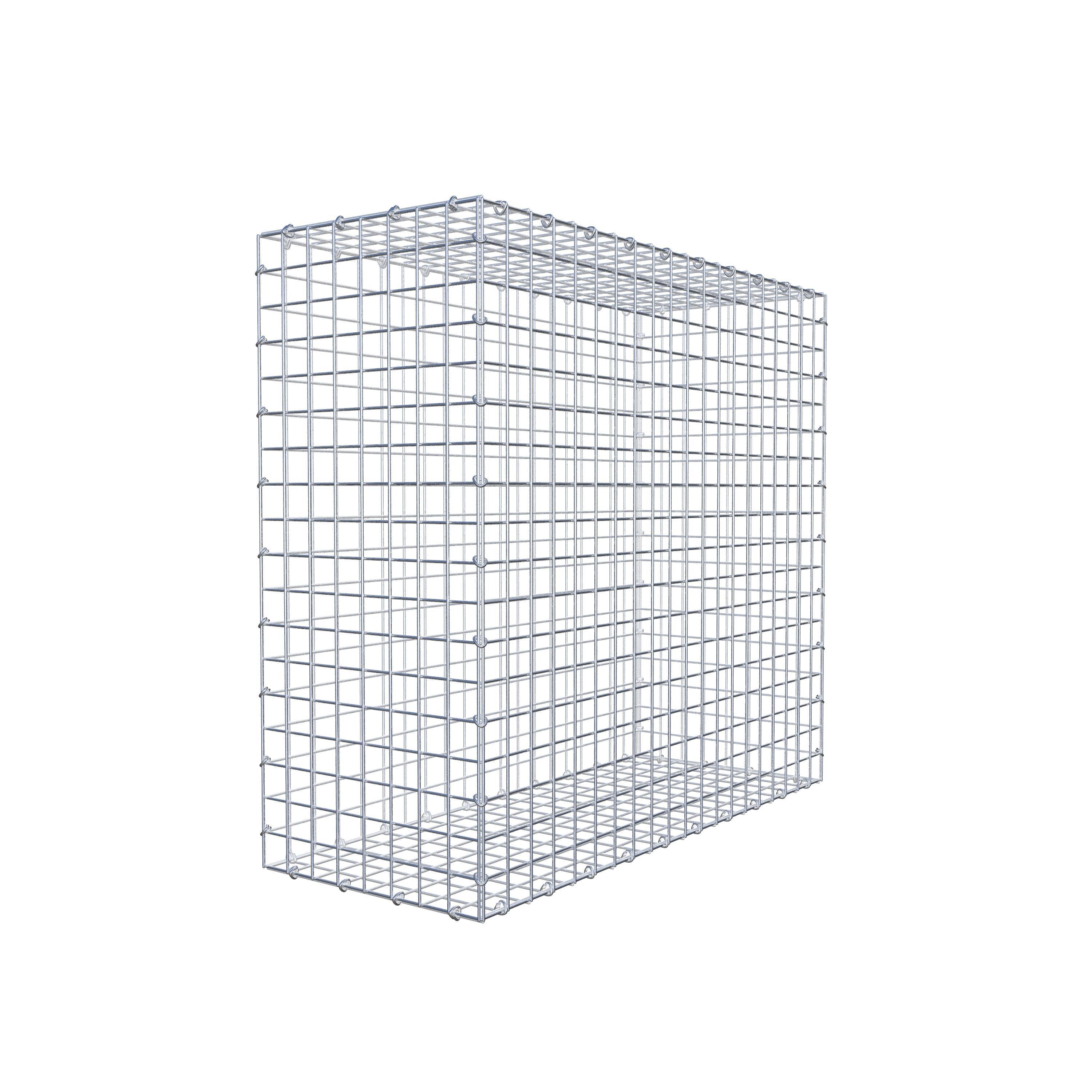 Gabion 100 cm x 90 cm x 40 cm (L x H x D), mesh size 5 cm x 5 cm, C-ring