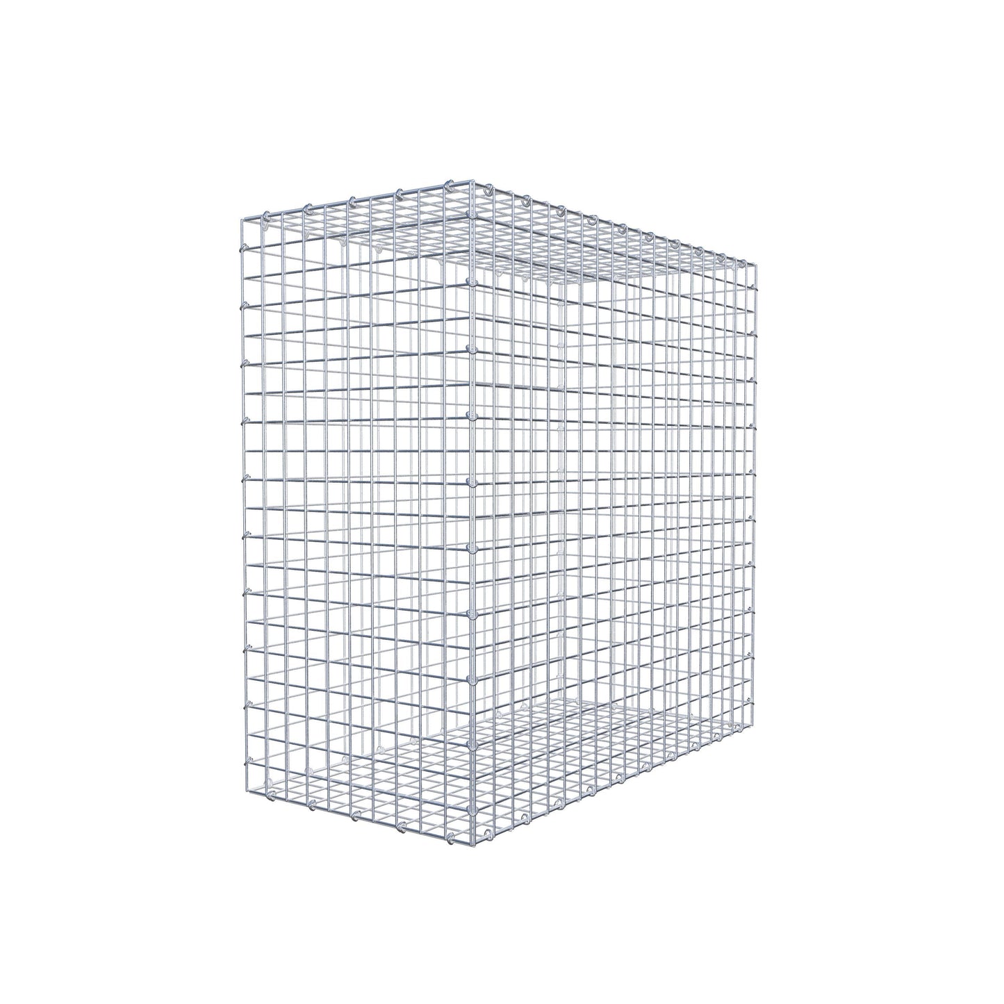 Gabion 100 cm x 100 cm x 50 cm (L x H x P), mailles 5 cm x 5 cm, anneau en C