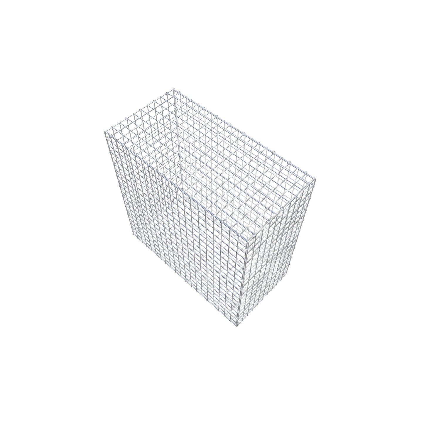 Gabion 100 cm x 100 cm x 50 cm (L x H x P), mailles 5 cm x 5 cm, anneau en C