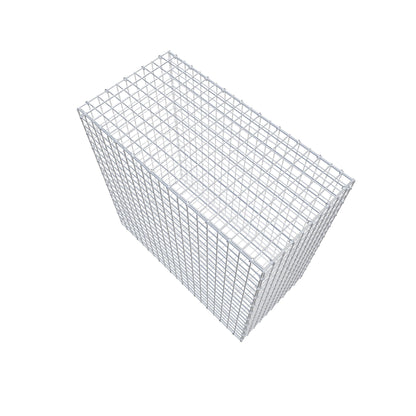 Gabion 100 cm x 100 cm x 50 cm (L x H x P), mailles 5 cm x 5 cm, anneau en C