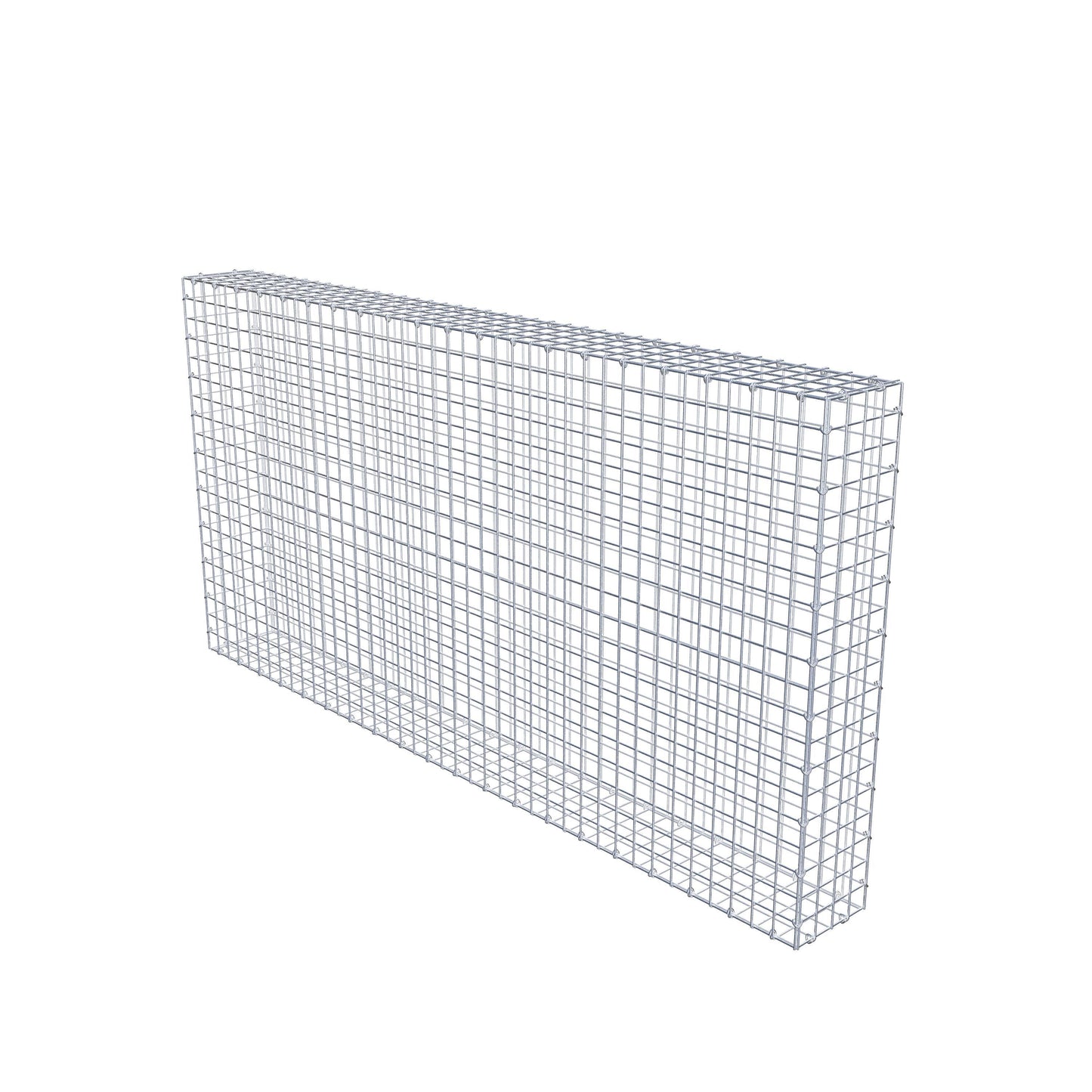 Gabion 200 cm x 100 cm x 20 cm (L x H x D), maskstorlek 5 cm x 5 cm, C-ring