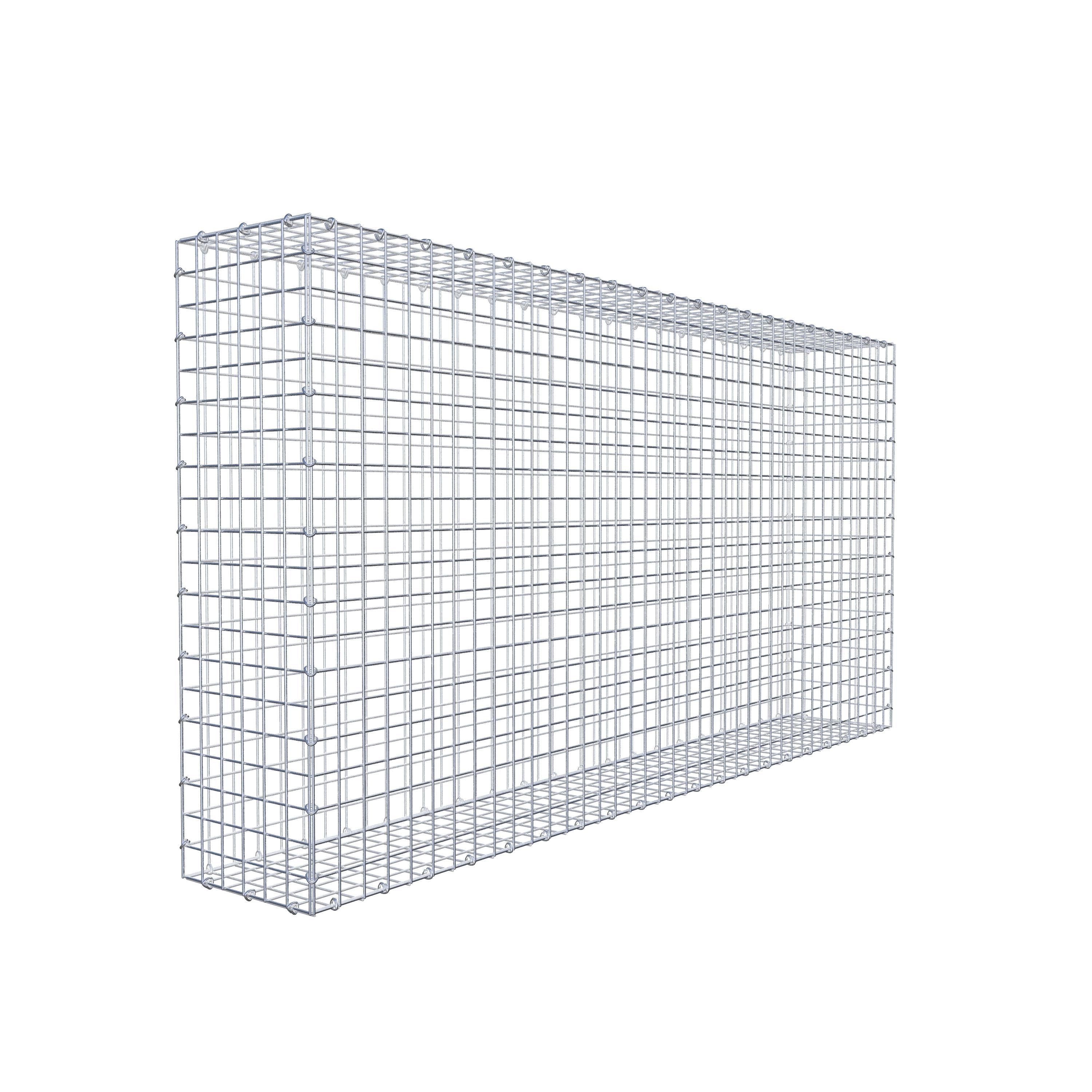 Gabion 200 cm x 100 cm x 30 cm (L x H x D), mesh size 5 cm x 5 cm, C-ring