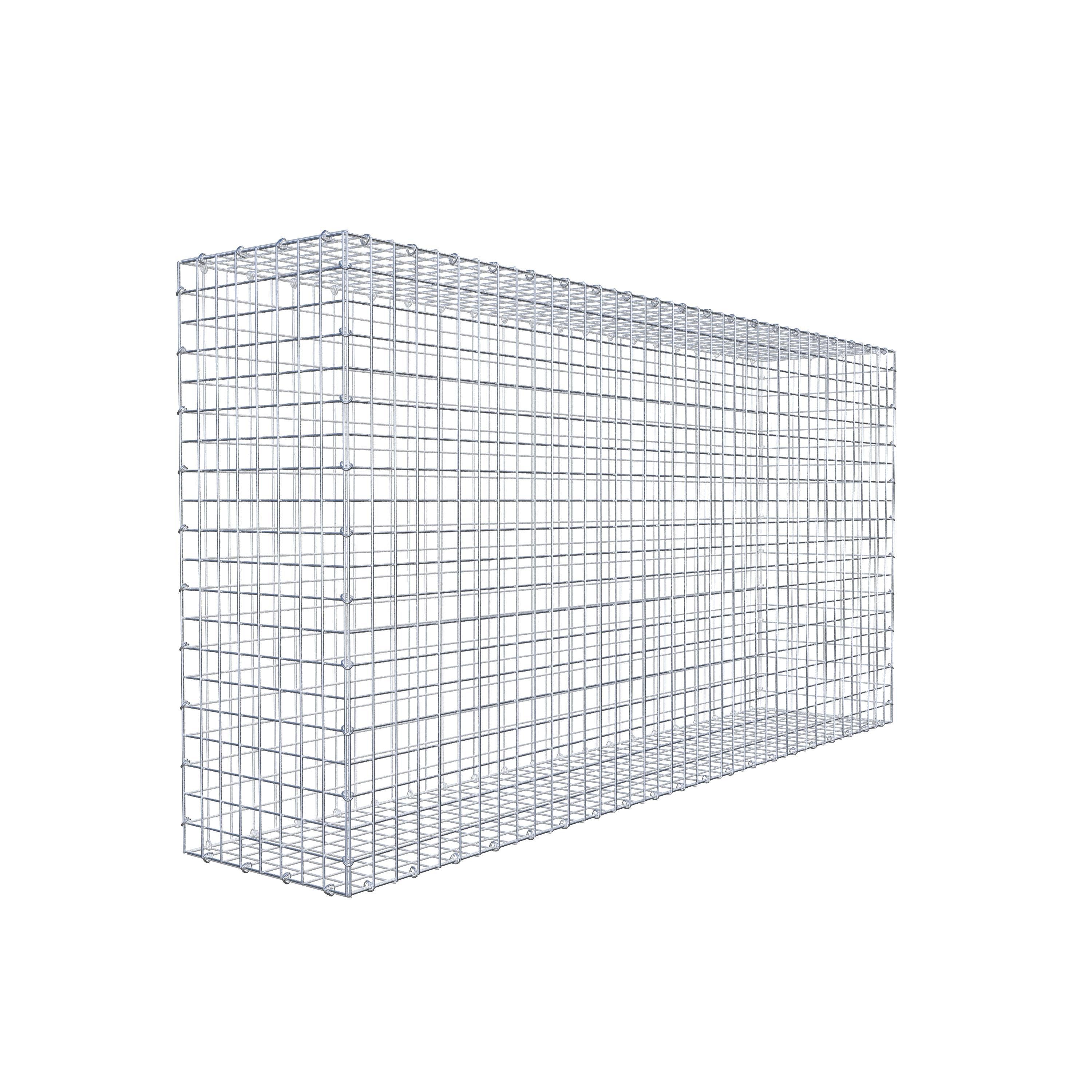 Gabione 200 cm x 100 cm x 40 cm (L x H x T), Maschenweite 5 cm x 5 cm, C-Ring