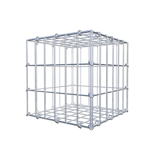 Gabion 30 cm x 30 cm x 30 cm (L x H x D), maskstorlek 5 cm x 10 cm, C-ring