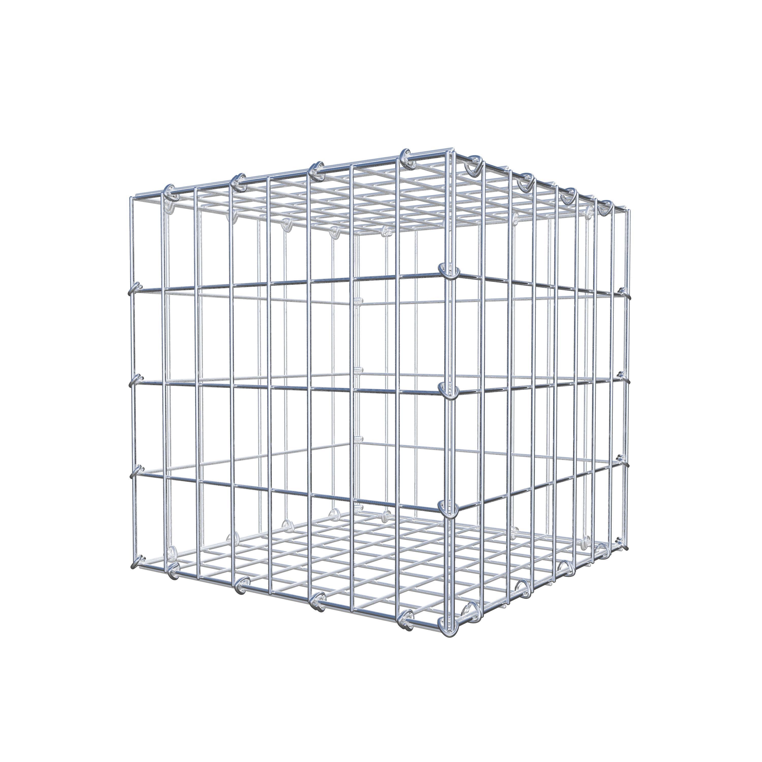 Gabion 40 cm x 40 cm x 40 cm (L x H x D), maskestørrelse 5 cm x 10 cm, C-ring