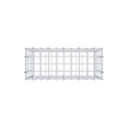 Gabion 50 cm x 40 cm x 20 cm (L x H x P), mailles 5 cm x 10 cm, anneau en C