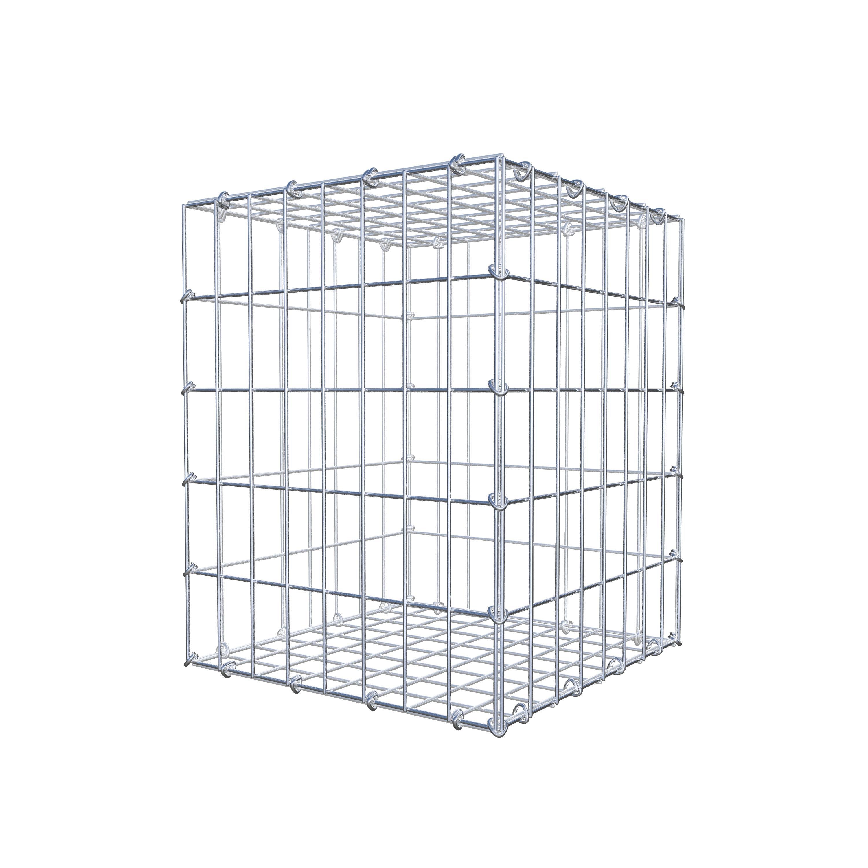 Gabion 50 cm x 40 cm x 40 cm (L x H x D), mesh size 5 cm x 10 cm, C-ring