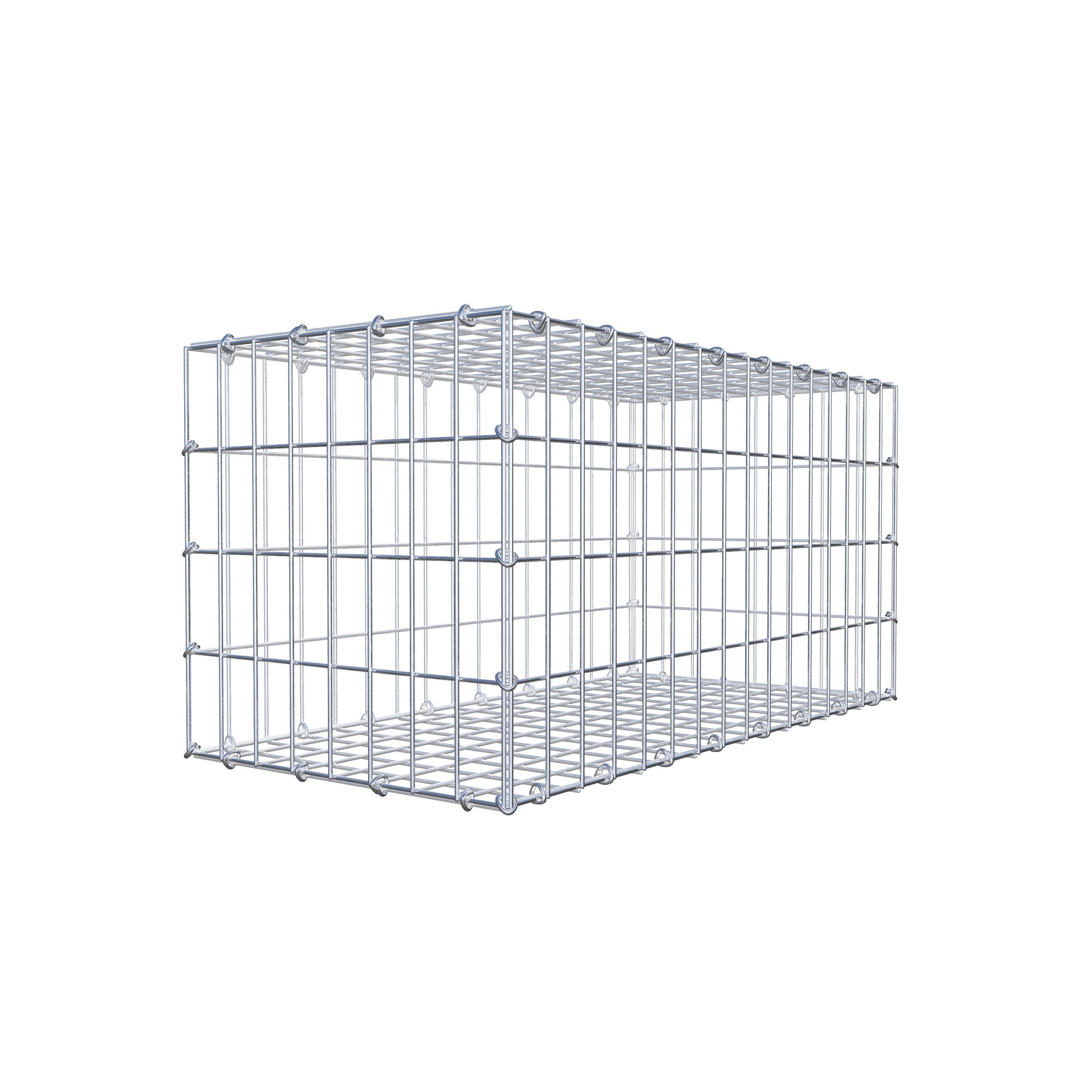 Gabion 80 cm x 40 cm x 40 cm (L x H x D), mesh size 5 cm x 10 cm, C-ring