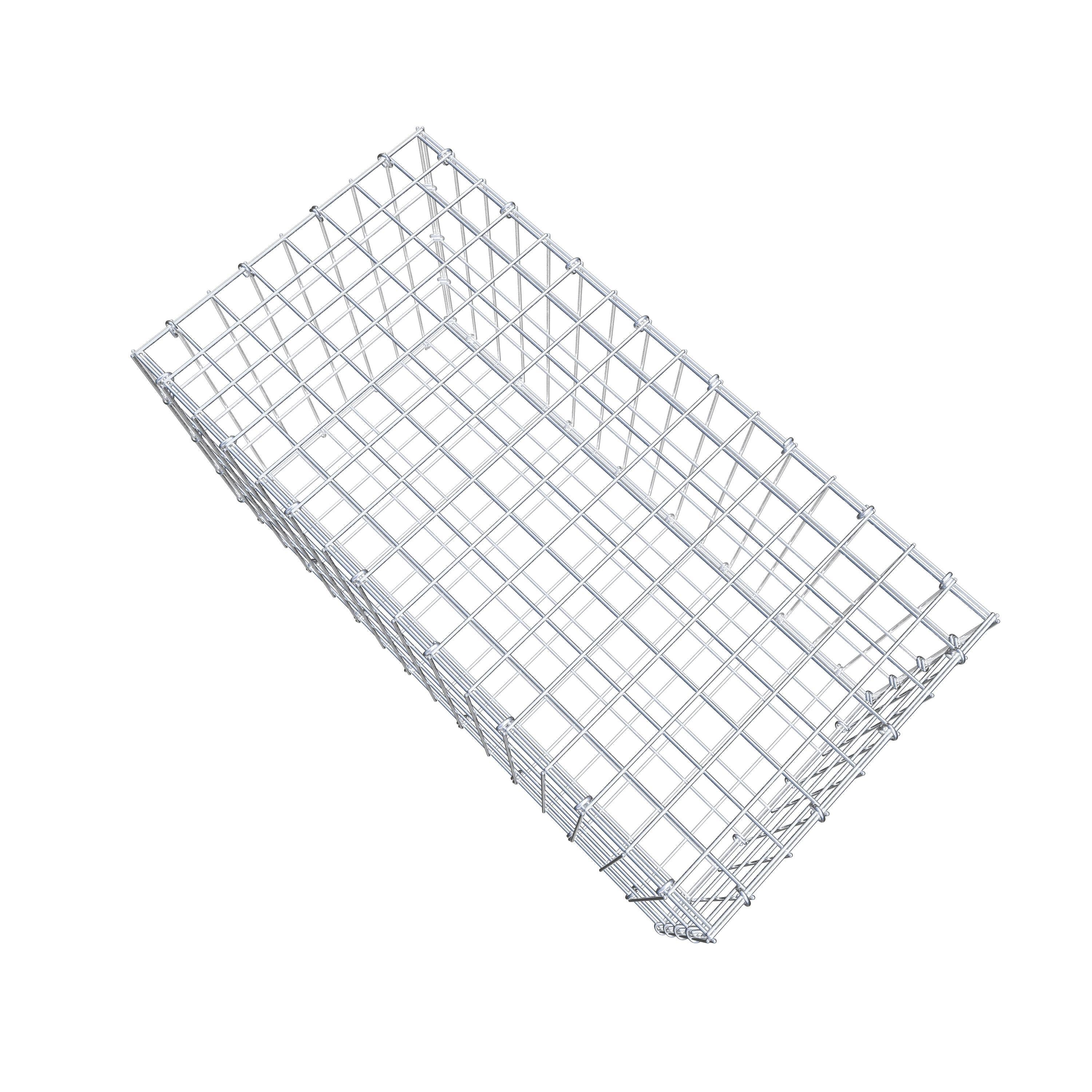 Gabion 80 cm x 40 cm x 40 cm (L x H x D), mesh size 5 cm x 10 cm, C-ring