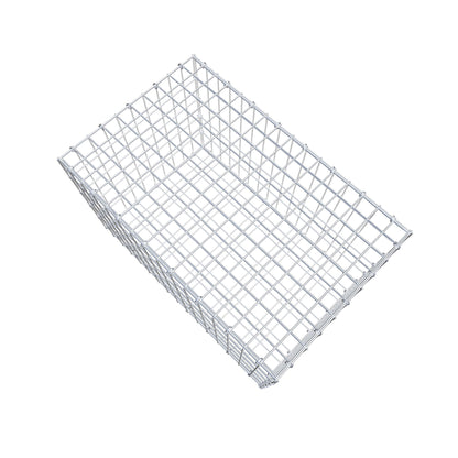 Gabion 80 cm x 50 cm x 50 cm (L x H x P), mailles 5 cm x 10 cm, anneau en C
