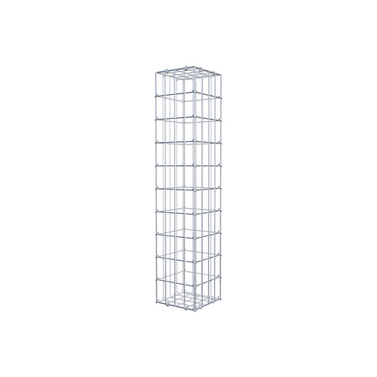 Gabion 100 cm x 20 cm x 20 cm (L x H x P), mailles 5 cm x 10 cm, anneau en C