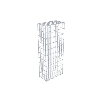 Gabion 100 cm x 20 cm x 40 cm (L x H x D), mesh size 5 cm x 10 cm, C-ring
