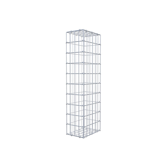 Gabion 100 cm x 30 cm x 20 cm (L x H x D), maskstorlek 5 cm x 10 cm, C-ring