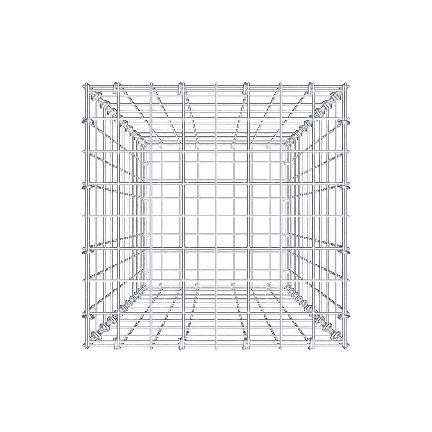 Gabione 100 cm x 40 cm x 40 cm (L x H x T), Maschenweite 5 cm x 10 cm, C-Ring