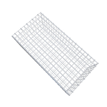 Gabion 100 cm x 40 cm x 50 cm (L x H x D), mesh size 5 cm x 10 cm, C-ring