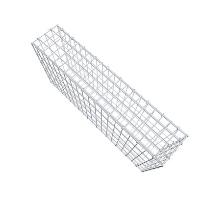 Gabion 100 cm x 50 cm x 20 cm (L x H x D), maskestørrelse 5 cm x 10 cm, C-ring