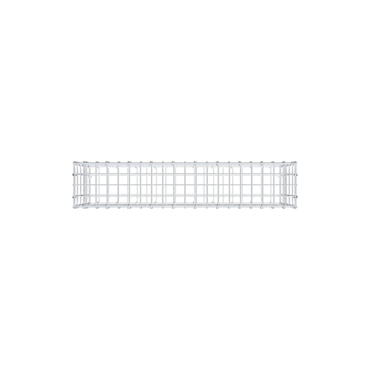 Gabion 100 cm x 50 cm x 20 cm (L x H x D), maskestørrelse 5 cm x 10 cm, C-ring
