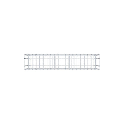 Gabion 100 cm x 50 cm x 20 cm (L x H x D), maskestørrelse 5 cm x 10 cm, C-ring