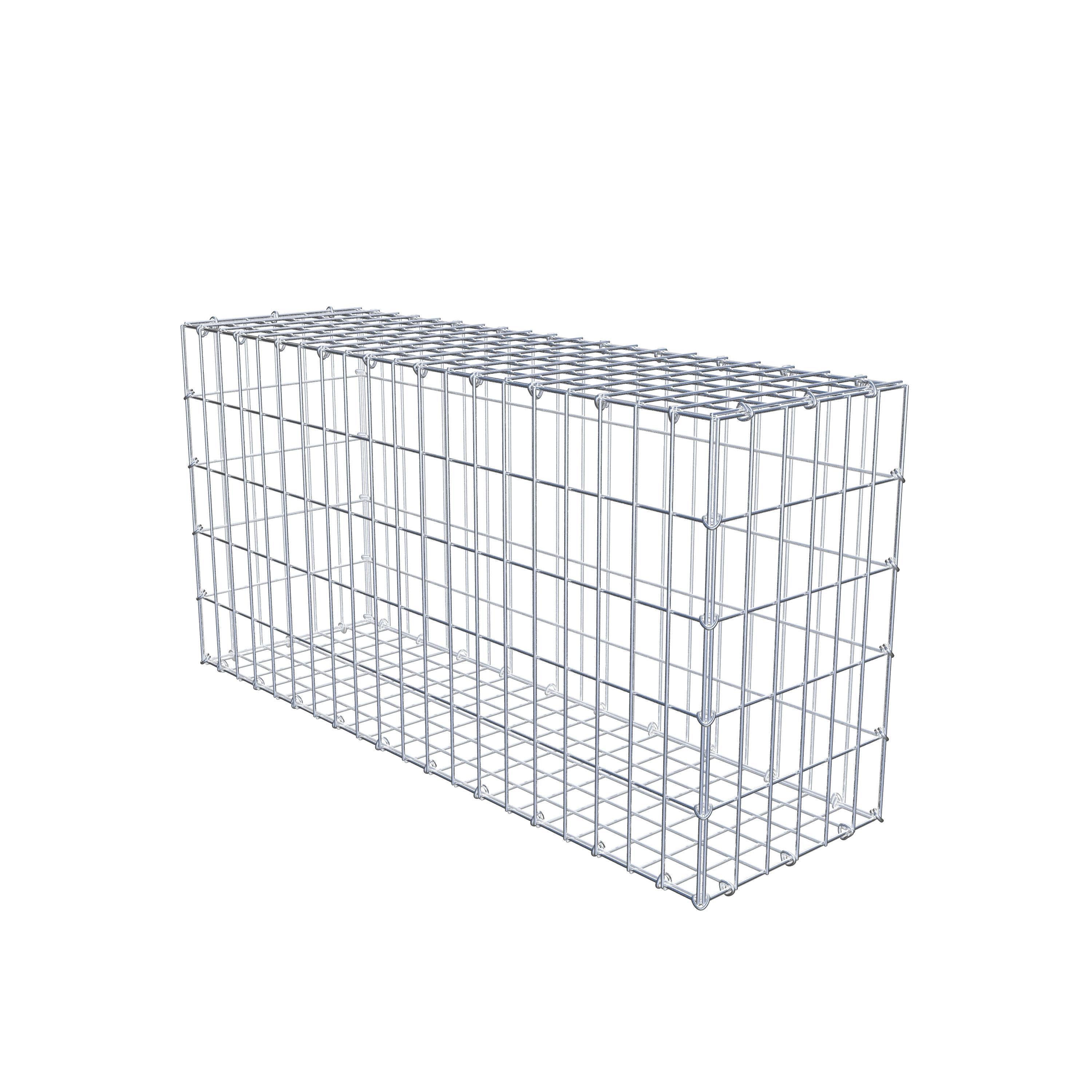 Gabion 100 cm x 50 cm x 30 cm (L x H x D), mesh size 5 cm x 10 cm, C-ring