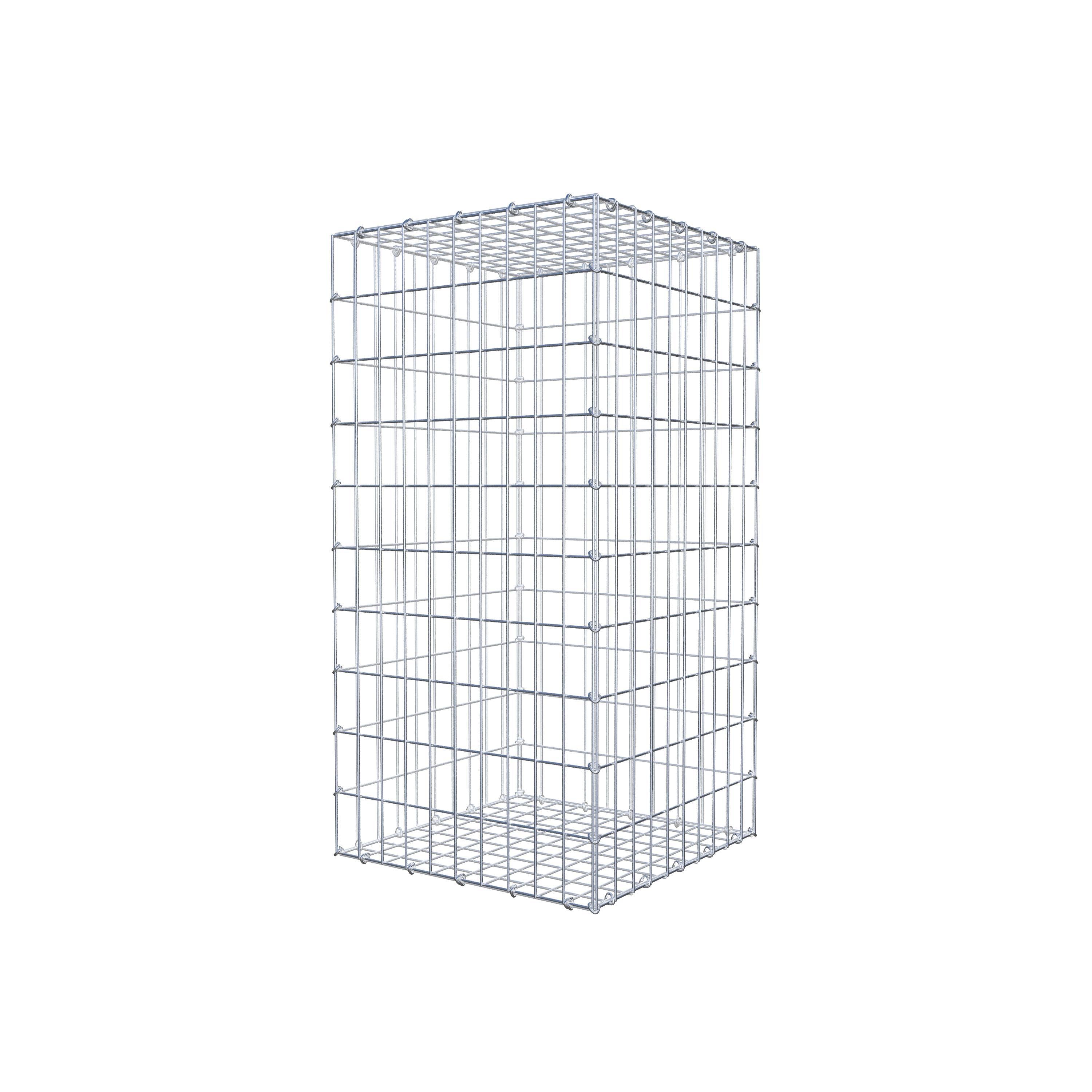 Gabion 100 cm x 50 cm x 50 cm (L x H x D), mesh size 5 cm x 10 cm, C-ring