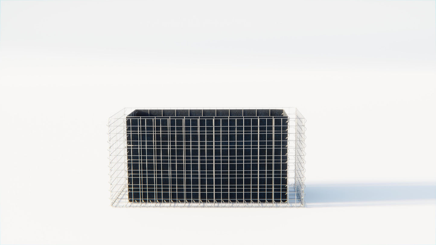 Hochbeet eckig 130 cm x 60 cm x 60 cm (L x H x T), Maschenweite 5 x 10 cm, Wandstärke 10 cm