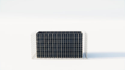 Hochbeet eckig 130 cm x 60 cm x 60 cm (L x H x T), Maschenweite 5 x 10 cm, Wandstärke 10 cm