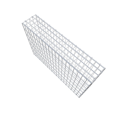 Gavión 100 cm x 70 cm x 20 cm (L x A x P), luz de malla 5 cm x 10 cm, anillo en C