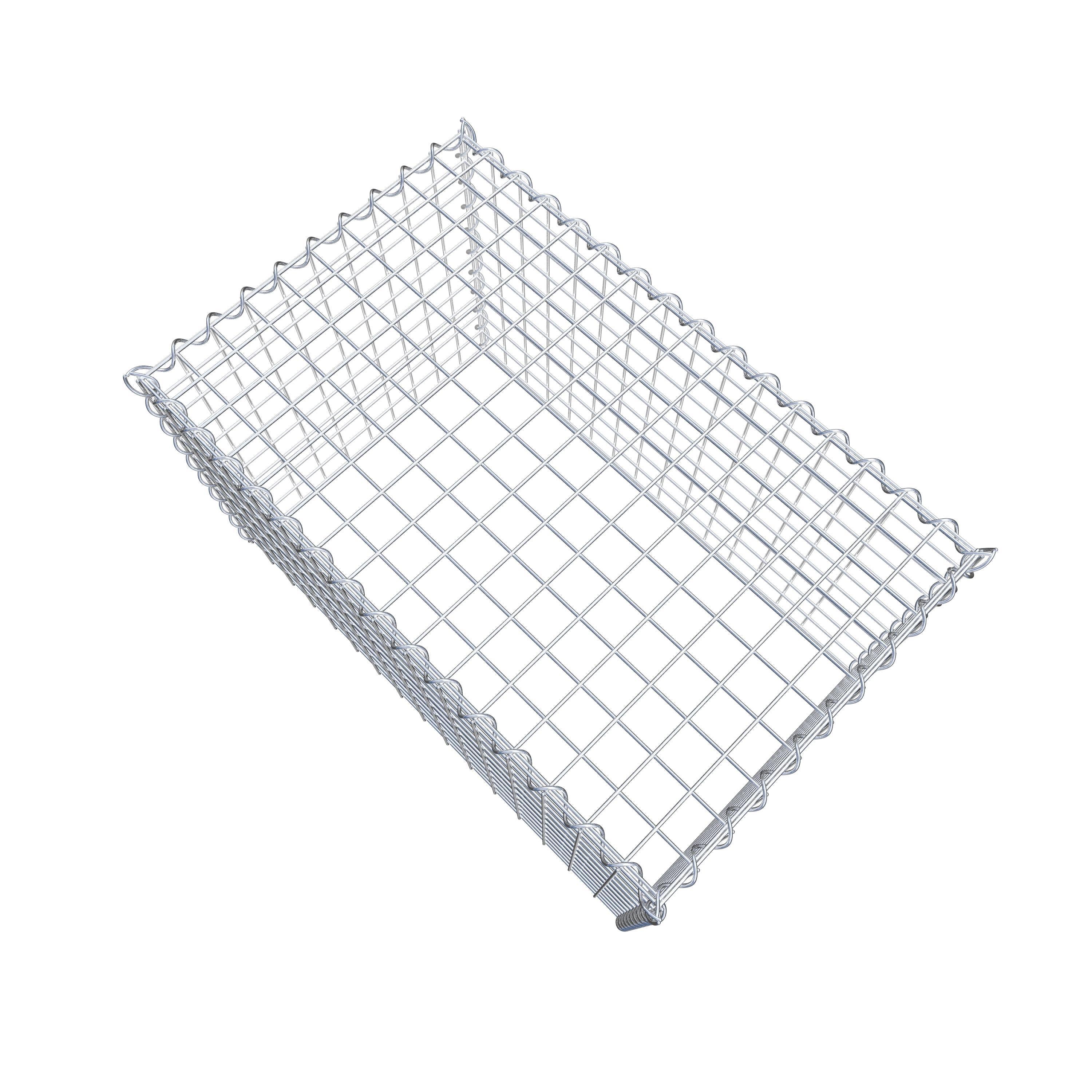 Grown-on gabion type 3 80 cm x 50 cm x 50 cm (L x H x D), mesh size 5 cm x 5 cm, spiral