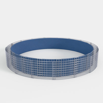 Lecho elevado redondo, diámetro exterior 502 cm, altura 50 cm, malla 5 x 10 cm, espesor de pared 15 cm