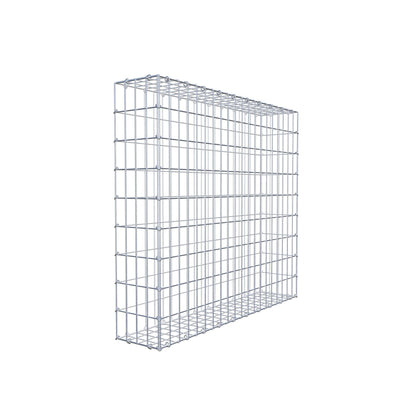 Gabion 100 cm x 90 cm x 20 cm (L x H x D), maskestørrelse 5 cm x 10 cm, C-ring