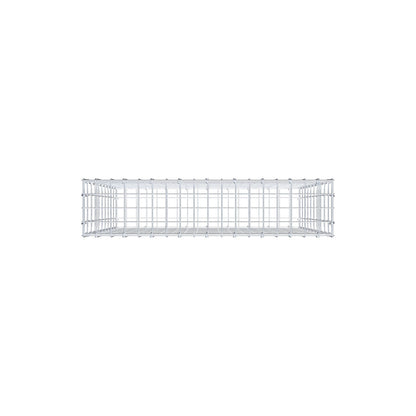 Gabion 100 cm x 90 cm x 20 cm (L x H x D), maskestørrelse 5 cm x 10 cm, C-ring