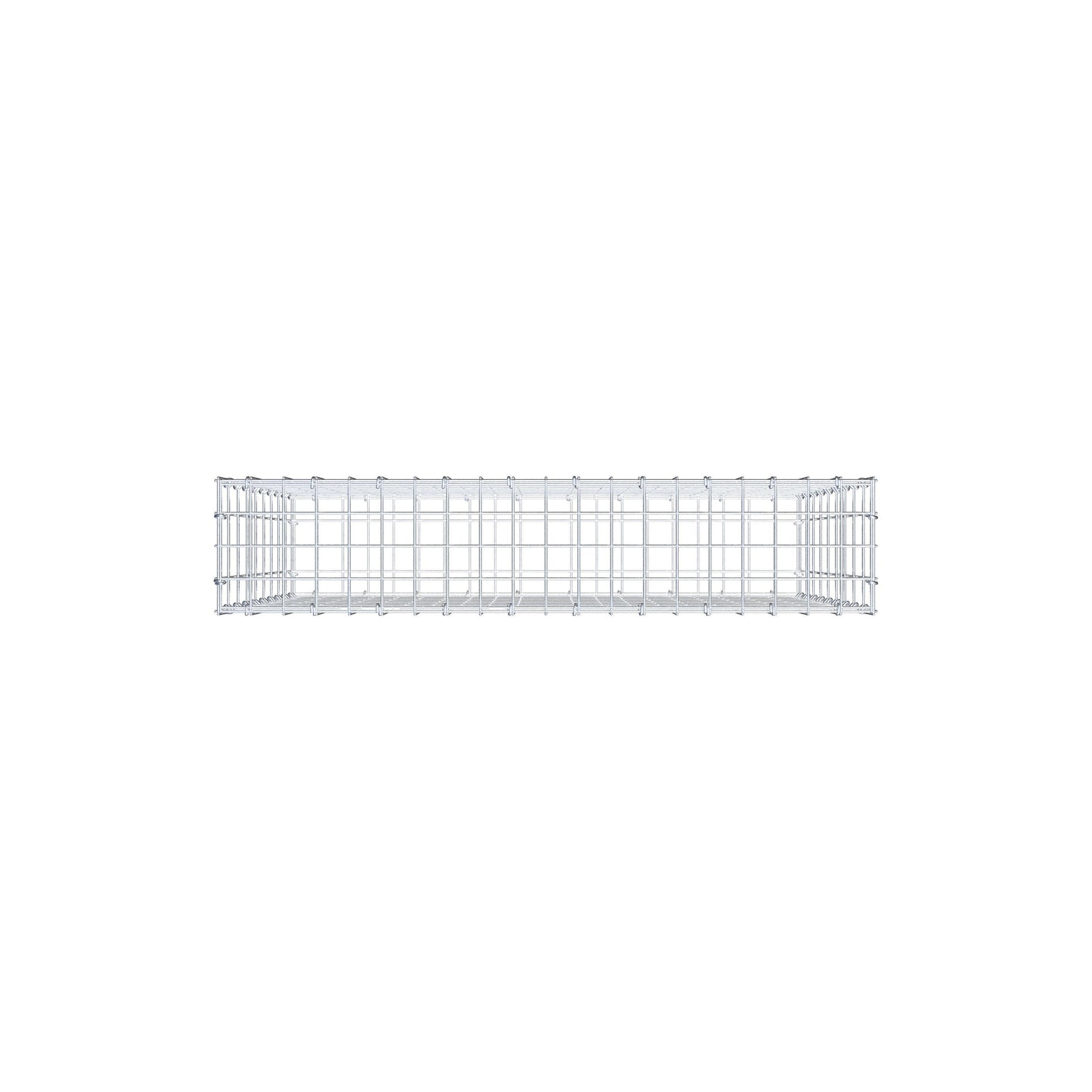 Gabion 100 cm x 90 cm x 20 cm (L x H x D), maskestørrelse 5 cm x 10 cm, C-ring