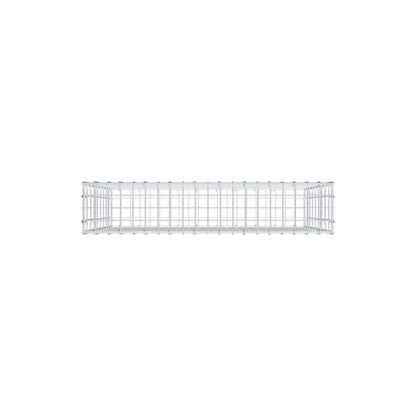 Gabion 100 cm x 90 cm x 20 cm (L x H x D), maskestørrelse 5 cm x 10 cm, C-ring