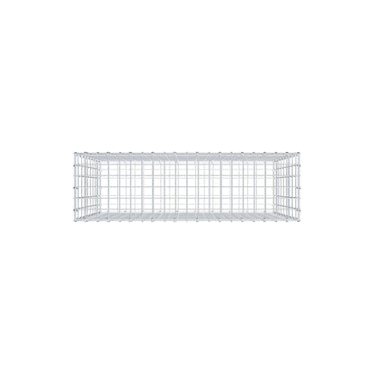 Gabion 100 cm x 90 cm x 30 cm (L x H x D), maskestørrelse 5 cm x 10 cm, C-ring