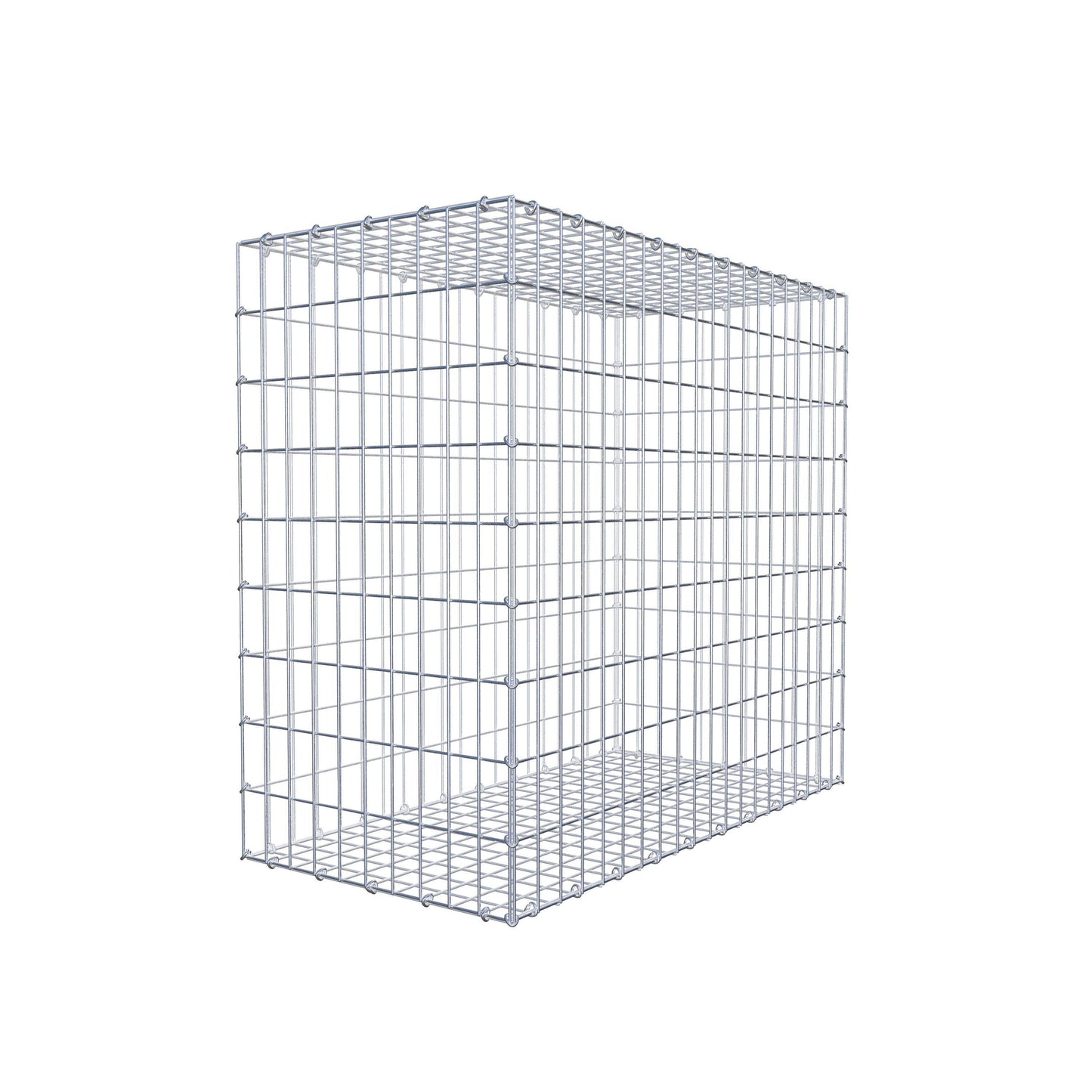 Gabion 100 cm x 90 cm x 50 cm (L x H x P), mailles 5 cm x 10 cm, anneau en C