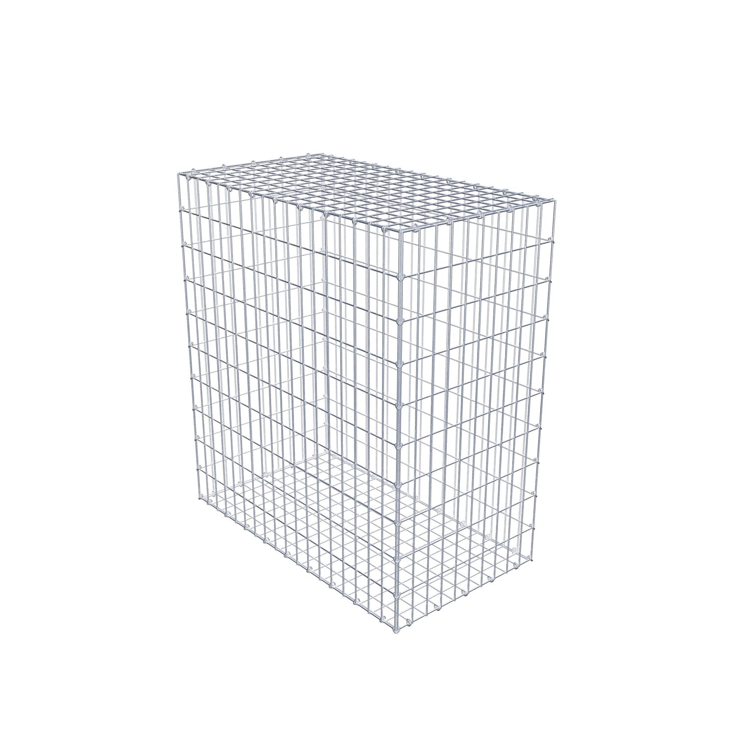Gabion 100 cm x 90 cm x 50 cm (L x H x P), mailles 5 cm x 10 cm, anneau en C